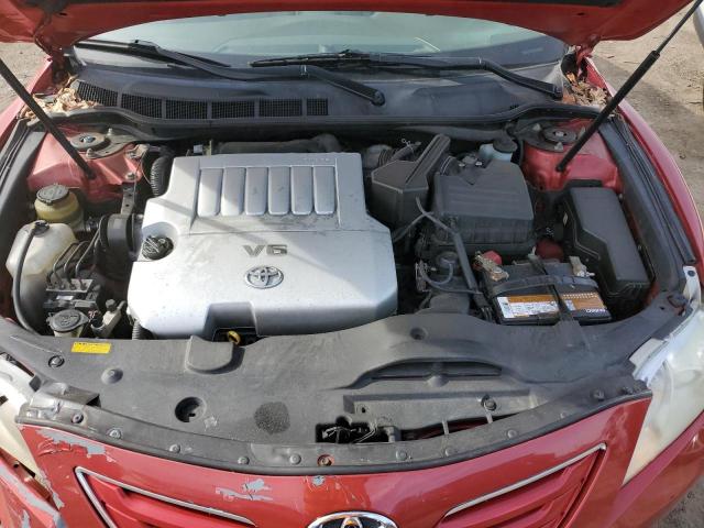 4T1BK46K19U087556 - 2009 TOYOTA CAMRY SE RED photo 11