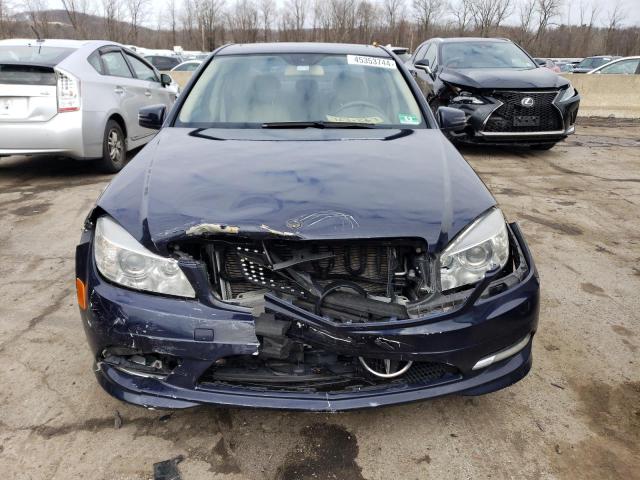 WDDGF5EB5BR158519 - 2011 MERCEDES-BENZ C 300 BLUE photo 5