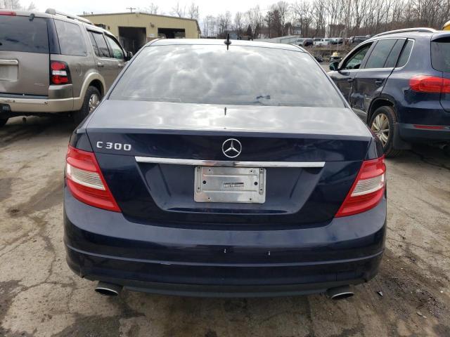 WDDGF5EB5BR158519 - 2011 MERCEDES-BENZ C 300 BLUE photo 6