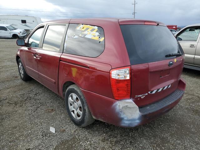 KNDMB233466052251 - 2006 KIA SEDONA EX BURGUNDY photo 2