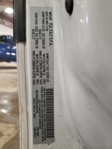 ZFBERFBB5J6L61710 - 2018 RAM PROMASTER SLT Білий фото 12