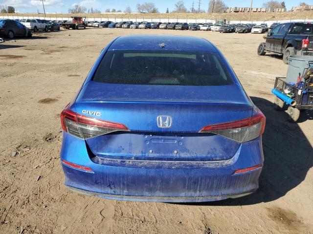 2HGFE1F71PH322157 - 2023 HONDA CIVIC EX BLUE photo 6
