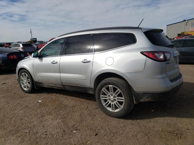 1GNKRGKD3FJ256635 - 2015 CHEVROLET TRAVERSE LT SILVER photo 2