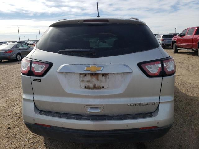 1GNKRGKD3FJ256635 - 2015 CHEVROLET TRAVERSE LT SILVER photo 6