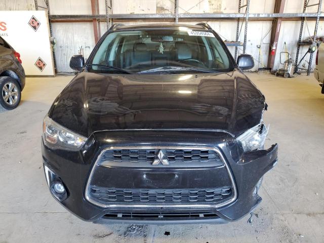 4A4AR4AU7FE013691 - 2015 MITSUBISHI OUTLANDER SE GRAY photo 5