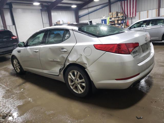 5XXGN4A73DG107633 - 2013 KIA OPTIMA EX SILVER photo 2