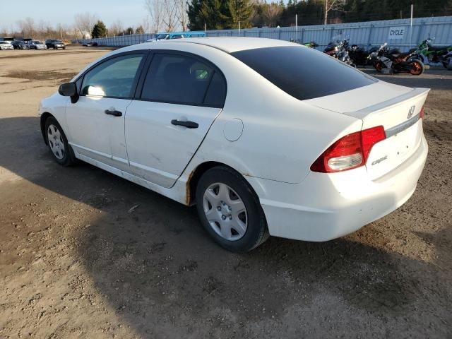 2HGFA16299H025298 - 2009 HONDA CIVIC DX WHITE photo 2