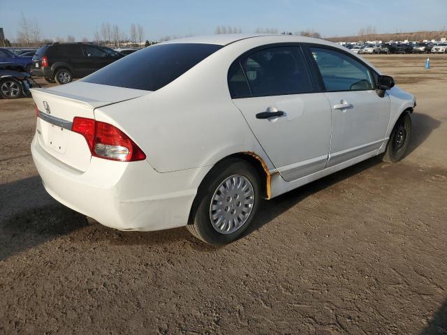 2HGFA16299H025298 - 2009 HONDA CIVIC DX WHITE photo 3