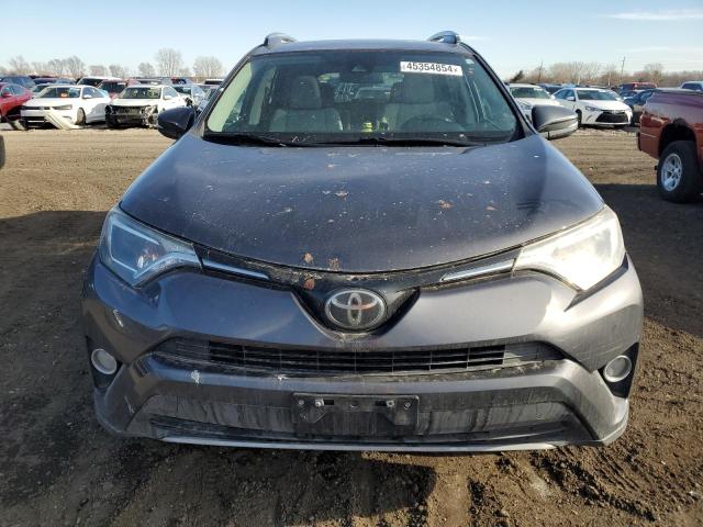 2T3RFREV1HW589288 - 2017 TOYOTA RAV4 XLE GRAY photo 5