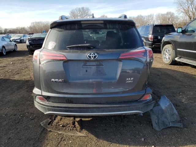 2T3RFREV1HW589288 - 2017 TOYOTA RAV4 XLE GRAY photo 6