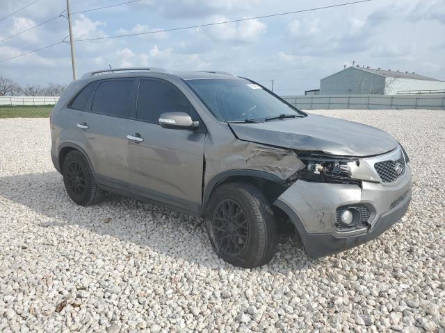 5XYKT3A6XDG398337 - 2013 KIA SORENTO LX GRAY photo 4