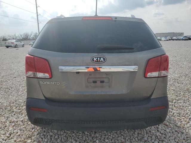 5XYKT3A6XDG398337 - 2013 KIA SORENTO LX GRAY photo 6