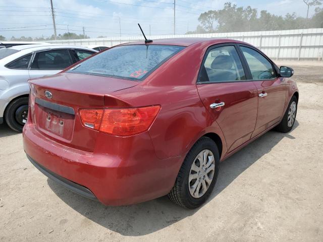 KNAFU4A29A5229820 - 2010 KIA FORTE EX RED photo 3