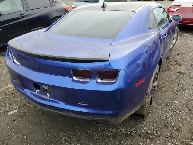 2G1FC1EVXA9179630 - 2010 CHEVROLET CAMARO LT BLUE photo 3