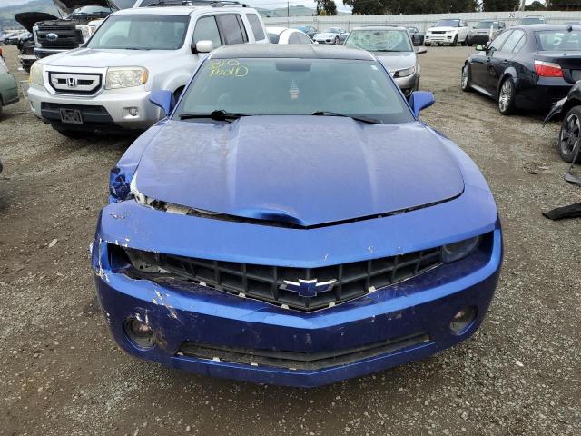 2G1FC1EVXA9179630 - 2010 CHEVROLET CAMARO LT BLUE photo 5