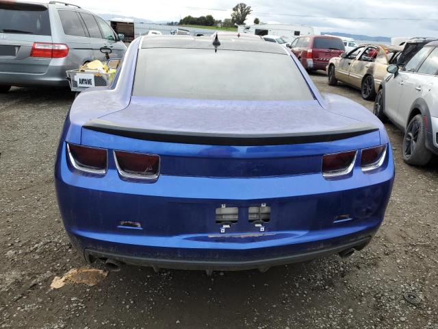 2G1FC1EVXA9179630 - 2010 CHEVROLET CAMARO LT BLUE photo 6