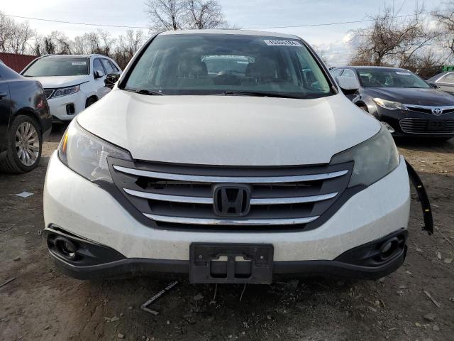 5J6RM4H59EL046252 - 2014 HONDA CR-V EX WHITE photo 5