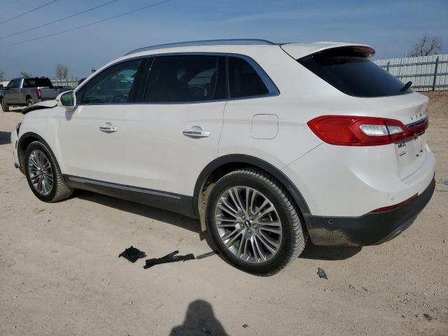 2LMPJ6LR4JBL12394 - 2018 LINCOLN MKX RESERVE أبيض صورة 2