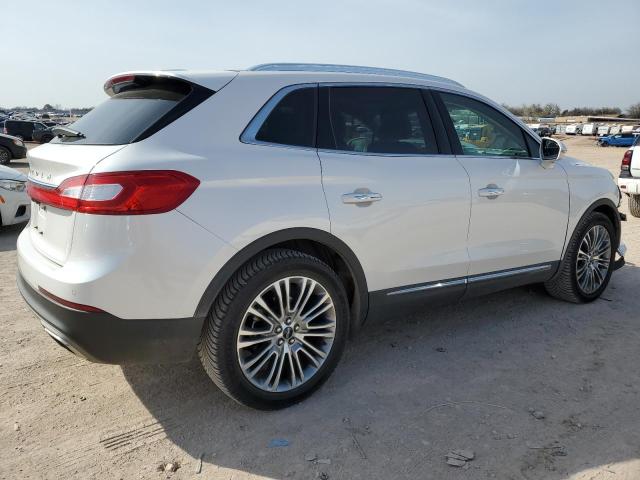 2LMPJ6LR4JBL12394 - 2018 LINCOLN MKX RESERVE أبيض صورة 3