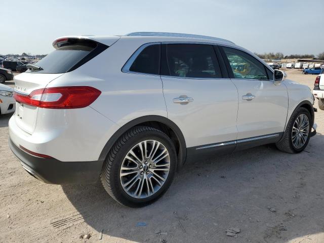 2LMPJ6LR4JBL12394 - 2018 LINCOLN MKX RESERVE WHITE photo 3