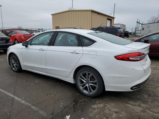 3FA6P0H93HR345906 - 2017 FORD FUSION SE WHITE photo 2