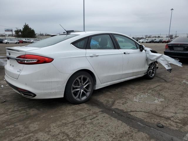 3FA6P0H93HR345906 - 2017 FORD FUSION SE WHITE photo 3