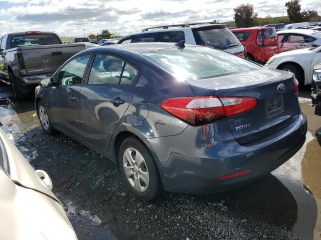 KNAFK4A60G5559508 - 2016 KIA FORTE LX GRAY photo 2