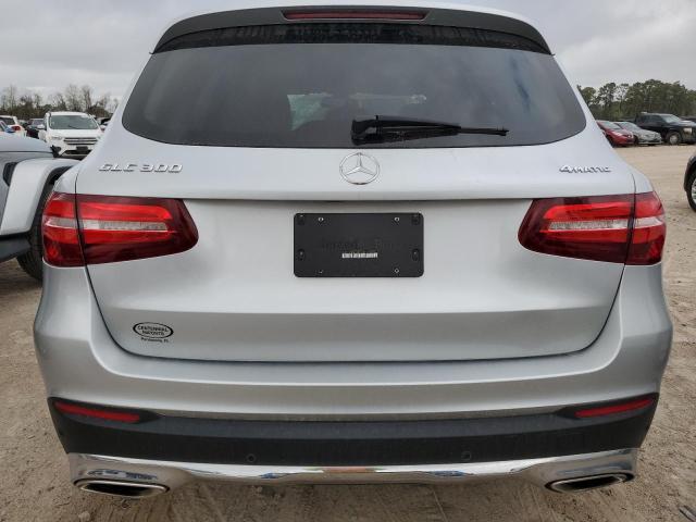 WDC0G4KB6JV075642 - 2018 MERCEDES-BENZ GLC 300 4MATIC SILVER photo 6