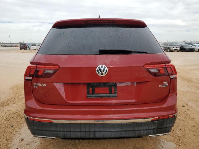 3VV2B7AX4JM085366 - 2018 VOLKSWAGEN TIGUAN SE MAROON photo 6