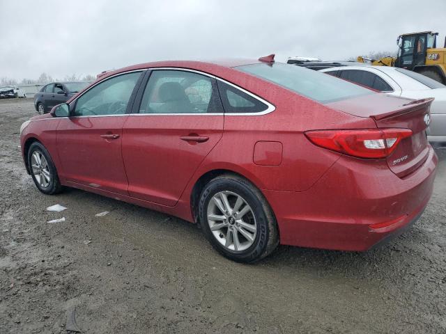 5NPE24AF1FH042537 - 2015 HYUNDAI SONATA SE RED photo 2