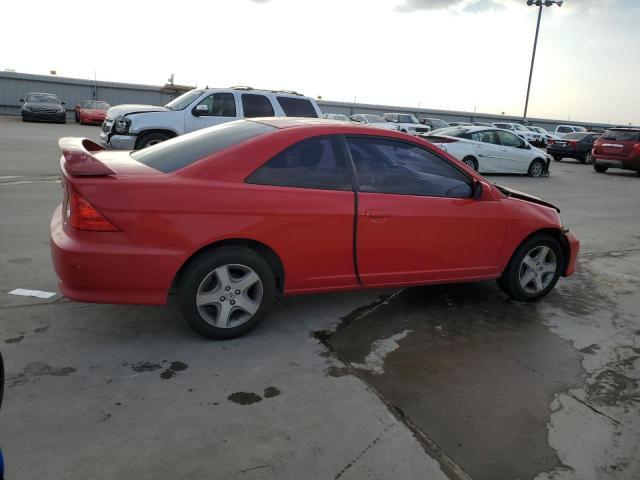 1HGEM22924L038918 - 2004 HONDA CIVIC EX RED photo 3