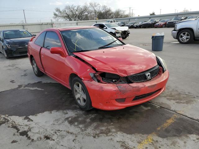 1HGEM22924L038918 - 2004 HONDA CIVIC EX RED photo 4