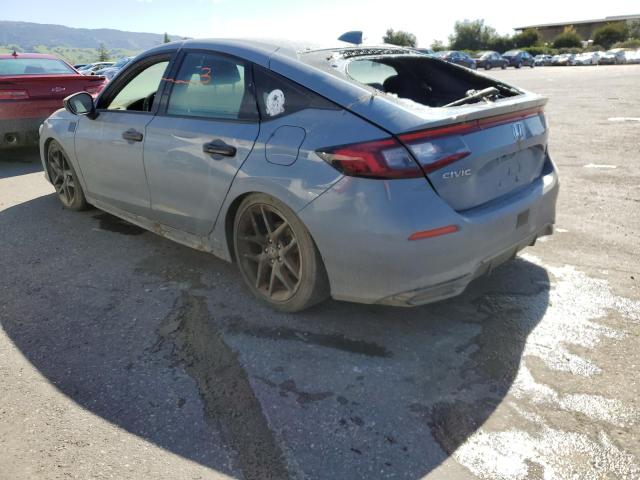 19XFL2H87NE009509 - 2022 HONDA CIVIC SPORT 灰色 照片 2