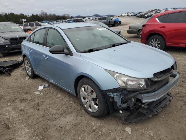 1G1PC5SH2C7317644 - 2012 CHEVROLET CRUZE LS BLUE photo 4