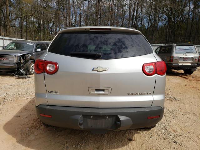 1GNKRFED2CJ125486 - 2012 CHEVROLET TRAVERSE LS SILVER photo 6