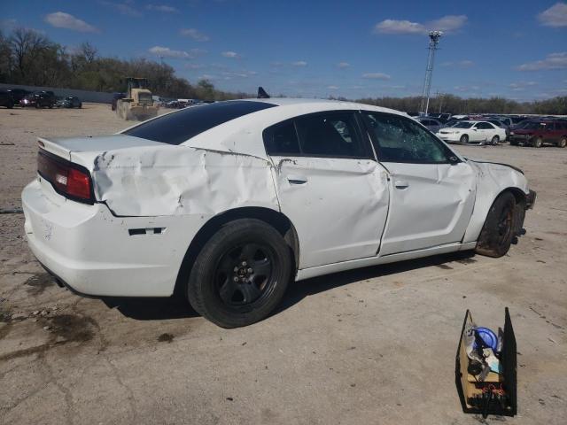 2C3CDXAG3CH146368 - 2012 DODGE CHARGER POLICE WHITE photo 3