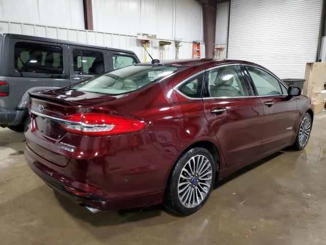 3FA6P0RU3HR261779 - 2017 FORD FUSION TITANIUM HEV BURGUNDY photo 3