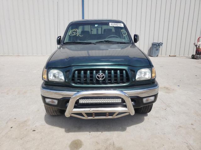 5TEGM92NX4Z324840 - 2004 TOYOTA TACOMA DOUBLE CAB PRERUNNER GREEN photo 5