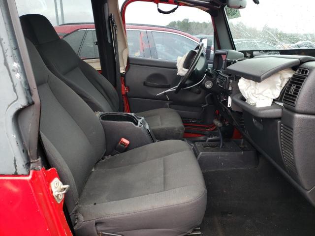 1J4FA49S76P788482 - 2006 JEEP WRANGLER / SPORT RED photo 7