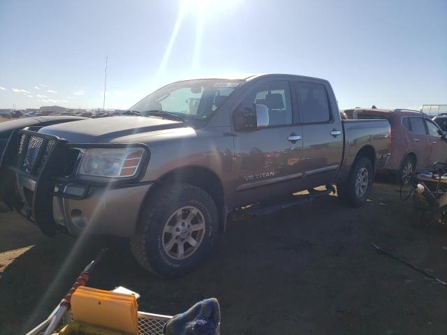 1N6BA07B56N521141 - 2006 NISSAN TITAN XE SILVER photo 1