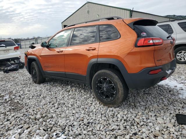 1C4PJMBB5GW299512 - 2016 JEEP CHEROKEE TRAILHAWK ORANGE photo 2