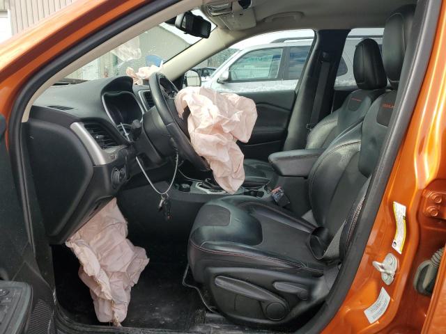 1C4PJMBB5GW299512 - 2016 JEEP CHEROKEE TRAILHAWK ORANGE photo 7