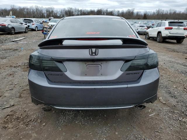 1HGCR2F52EA175354 - 2014 HONDA ACCORD SPORT GRAY photo 6