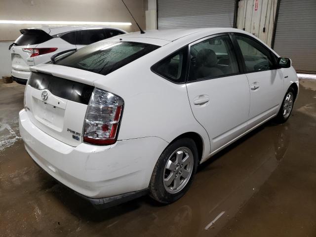 JTDKB20U483317792 - 2008 TOYOTA PRIUS WHITE photo 3