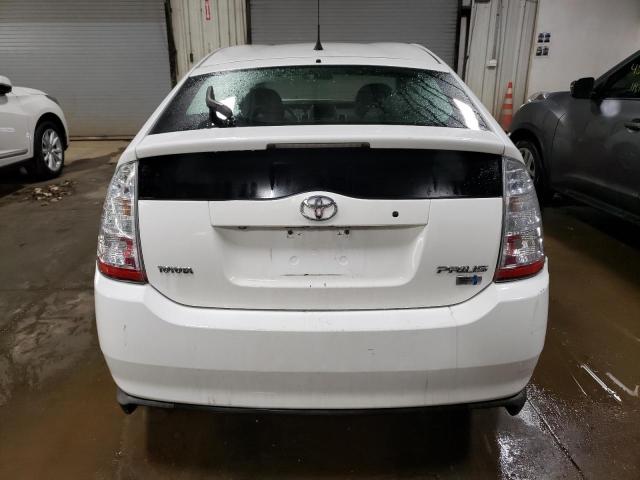 JTDKB20U483317792 - 2008 TOYOTA PRIUS WHITE photo 6