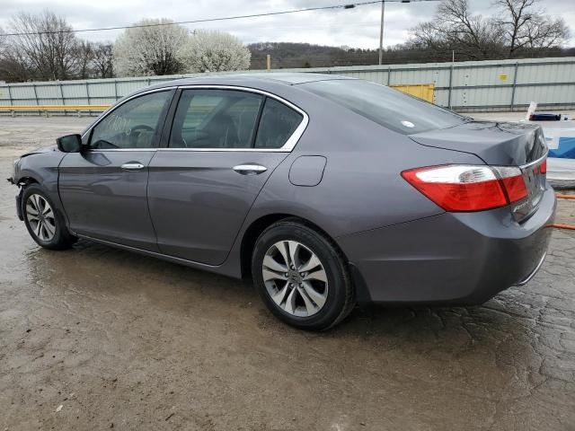 1HGCR2F39FA165940 - 2015 HONDA ACCORD LX GRAY photo 2