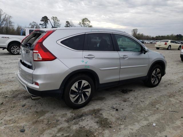 5J6RM4H91FL064555 - 2015 HONDA CR-V TOURING SILVER photo 3