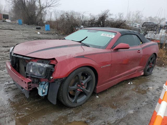 2G1FT3DWXB9189288 - 2011 CHEVROLET CAMARO 2SS BURGUNDY photo 1