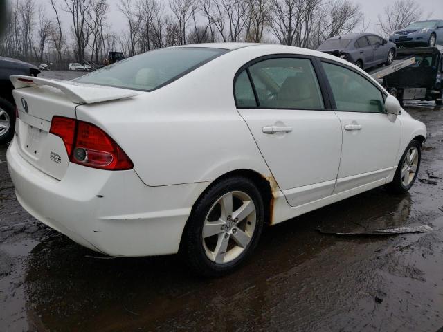 1HGFA16857L020068 - 2007 HONDA CIVIC EX WHITE photo 3