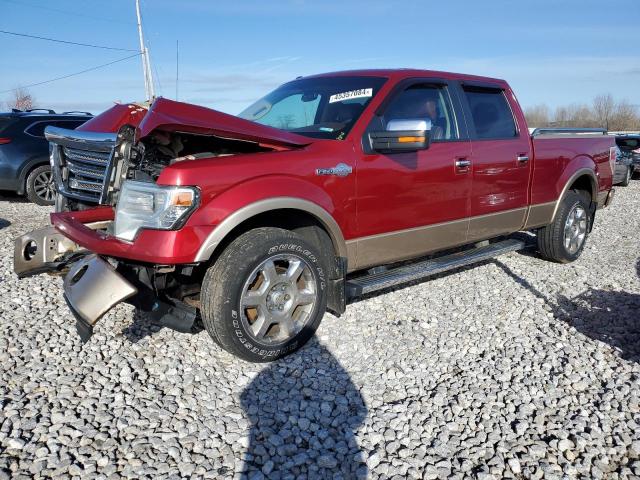 1FTFW1EF2DKF68370 - 2013 FORD F150 SUPERCREW RED photo 1